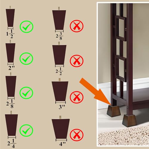 Wood Bed Risers (4 inch Pyramid) - size: 4 inch Pyramid