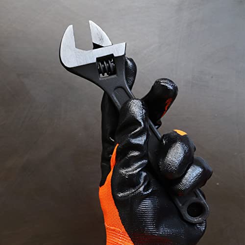 JOIKIT 4 PCS 8 In Adjustable Wrench Set,Wide Jaw Opening Wrenches