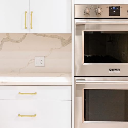 3 Inch Brushed Gold Cabinet Pulls Kitchen Handles 10 Pack 3175 - color: Brushed Gold, size: 3 In Hole Distance