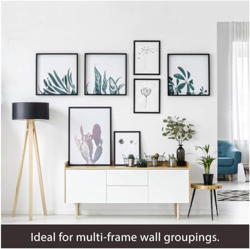 Beehive Picture Hangers | 38 Pcs Picture Hanging Hardware Kit | Fully Adjustable | for Wood Frames and Canvases on Drywall | 35 lb Capacity | Hangs 3 Frames - size: 6 Pack (Max), style: For hanging wood frames, canvases and artwork in homes, offices, art