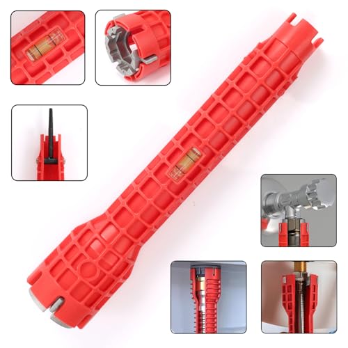14-in-1 Multi-Functional Plumbing Wrench, Fit Common Plumbing Fixtures
