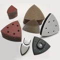 FOWOK 138Pcs Oscillating Tool Sanding Pads Kit for Finishing Detail Sanding - style: 138Pcs