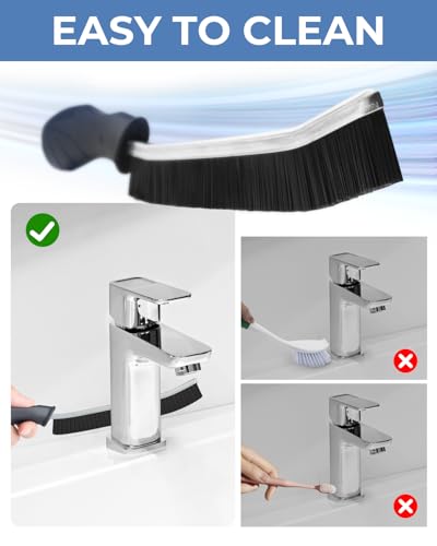 CLEANGOR Crevice Cleaning Brushes, Cleaner Scrub Brush Tool for Crevice - color: Multicolor