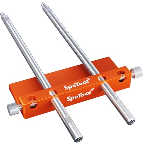SpeTool Drill Fence for S04001& S04003 Portable Drill Guide, All-aluminum Made Edge Cutting Guide for Drilling Row Holes