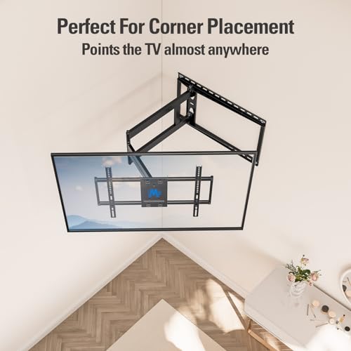 Mounting Dream Long Arm TV Wall Mount Full Motion TV Mount for 42-94" TVs - size: For 42" to 94" TVs, 24" Studs