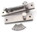 Heavy-Duty Stainless Steel 360° Door Pivot Hinge System – Durable Hinges for Wood Doors - 440lbs Capacity 1-Pack - size: 440lbs 1-pack