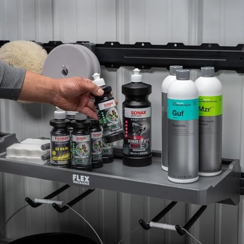 FLEX TRACK-LOCK Wall Mount Storage System Long Shelf - FS1523 - style: Long Shelf