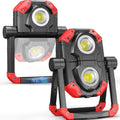 Adelante Rechargeable Work Lights 2 Pack, 2500LM, Magnetic Base, 360° Stand