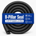 2pcs 1.97ft B-Pillar Car Door Seal Strip Automotive Weather - size: 1.97ft
