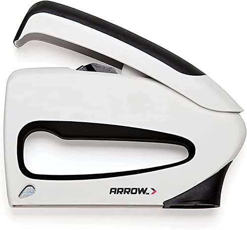 Arrow TT21 TruTac Forward Action Staple Gun, Manual Push Stapler for Upholstery, Crafts, Decorating, and Repairs, Fits JT21 Thin Wire Staples | Staple-Viewing Window, Bottom-Load Magazine, Fits JT21 1/4", 5/16" & 3/8" Staples, For Upholstery, Crafts, Deco