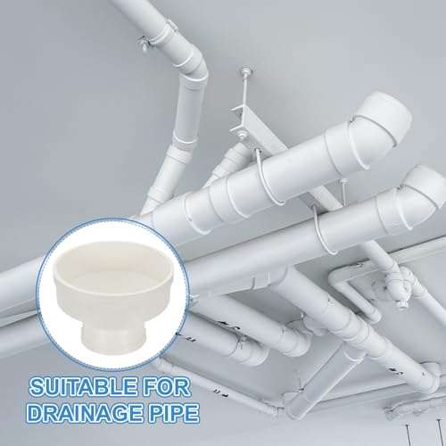 PATIKIL 200mm to 110mm Duct Reducer PVC Pipe Increaser Adapter Airflow Tube - size: 200mm to 110mm