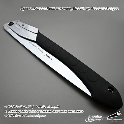 TONMA 14" Professional Folding Hand Saw Made in Korea, Large Teeth, TDE-637 - size: 14 inches (360mm)