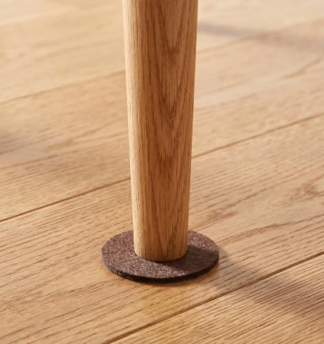 6 Pcs Felt Furniture Pads for Hardwood Floors, Adhesive Chair Felt Pads