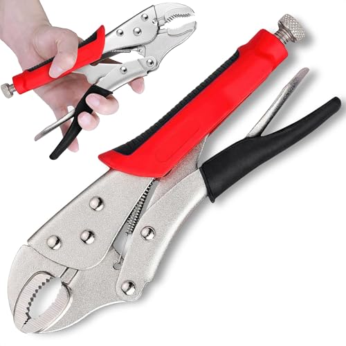 Vice Grips Pliers, 8 In, Adjustable, Alloy Steel Curved Jaw, Strong Locking - color: Vise Grips