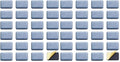 24 Pcs Self-Adhesive Teflon Furniture Sliders, 35mm x 25mm Rectangle Stick Furniture Glides,Furniture Carpet Moving Pads for Protects Floor (Rectangle,Grayish Blue) (Pack of 2) - size: 35mm x 25mm Rectangle (Pack of 2)