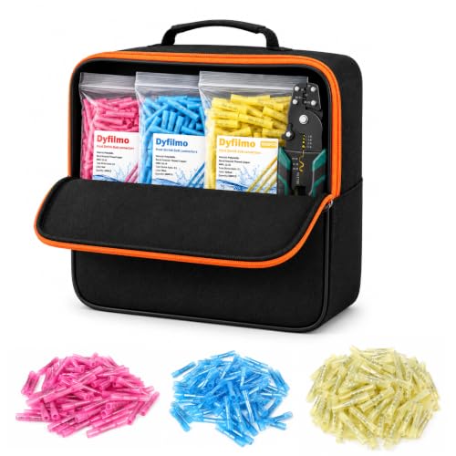 Heat Shrink Butt Connectors Kit 1500 PCS,Waterproof Wire Connectors - size: 22-16/16-14/12-10 AWG(1500PCS)