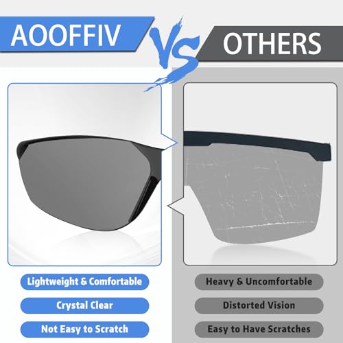 Tinted Safety Glasses Bulk of 50, ANSI Z87.1 Eye Protection Goggles | Anti-Impact, Anti-Scratch, Lightweight Polycarbonate Lenes, Bulk Safety Glasses for Woodworking, Carpentry, Road Maintenance - color: 118-50pc Grey