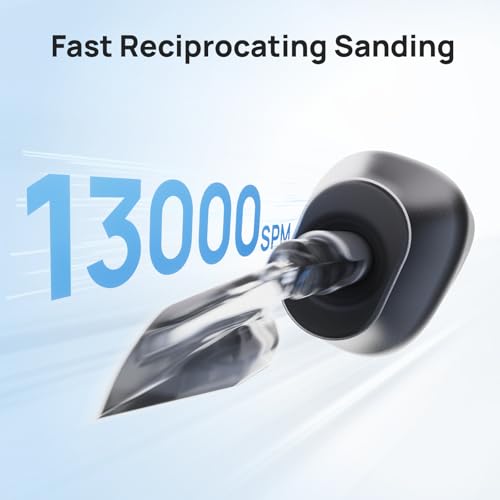 HOZO NeoSander Reciprocating Detail Sander, Mini Electric Pen Sander with 13000 SPM Linear Motion, Adjustable Stroke for Precision Sanding, Ideal for 3D Printing, Model Making, Crafts & DIY Projects - style: NeoSander