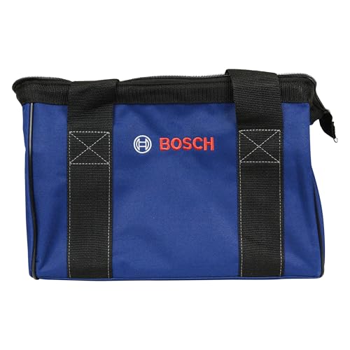 Bosch 2610041759 Heavy-Duty 13x9x9 Dark Blue Canvas Tool Bag