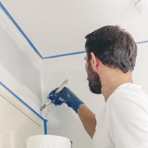 KICNIC Painter Tape Blue Masking Tape, 0.7 in x 60 yd, 1 Roll, Removable - color: Blue, size: 1 Roll