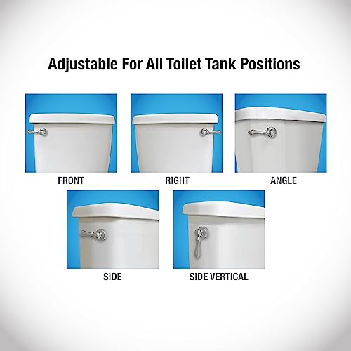 Danco 12060 Toilet Tank Lever, Brushed Nickel - color: Brushed Nickel, style: Decorative Handle