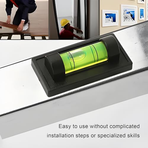 4 PCS RV Standard Levels, Bubble Spirit Level RV Standard Level Indicators Tool with Mounting Holes, Universal Spirit Leveling Tools for Tripod Travel Trailer Camping Motorhome