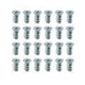 24pcs Drawer Slide Replacement Screws Head Phillips Self-Tapping Screws Compatible with Chest of Drawers Parts 100349; 100347