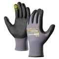 COOLJOB 3/12/36 Pairs Safety Work Gloves, Microfoam Nitrile Rubber Coated - size: Large, style: 3 Pairs