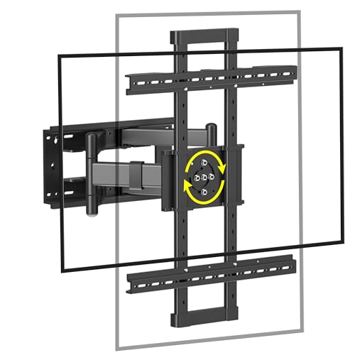 Full Motion TV Wall Mount for 50-90", Hold 264 lbs, ±90° Rotation - size: 50-90 inch