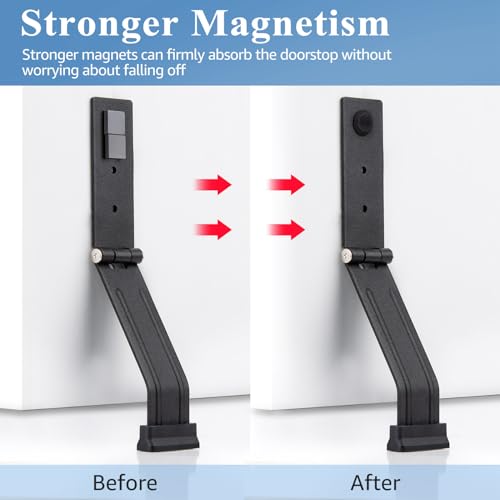 Metal Kickdown Door Stopper for Bottom of Door - style: 1 Pack