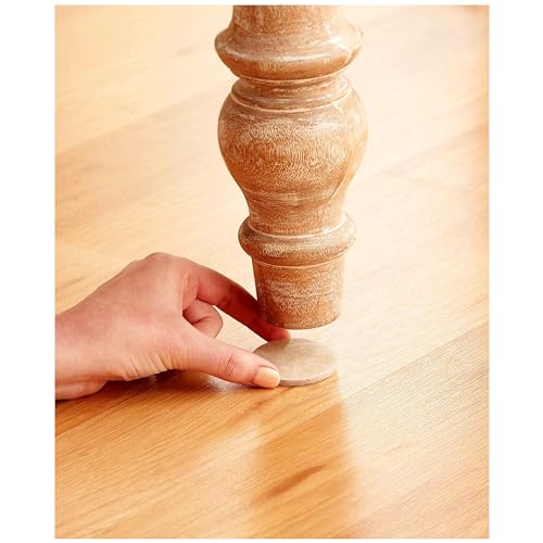 Scotch Felt Pads, Felt Furniture Pads for Protecting Hardwood Floors, Beige, Multi-Pack, 16-3/4 in., 16-1 in., 4-1.5 in., Round, 36 Pads Total