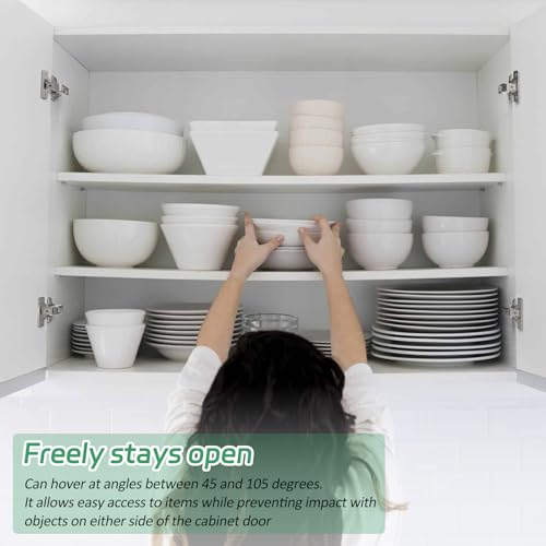 2 Pairs 4 Packs Half Overlay Hinge, Partial 1/4 inch Small Overlay Cabinet Hinges, Face Frame Soft Close Cabinet Hinges with Damper, Concealed Hinge for Face Frame&Frameless Cabinets - size: Partial Overlay