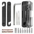 EMERK Bike Tool Kit Portable with L-Wrench, 7 bits & 2 Tire Levers