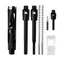 Diamond Core Drill Bit 1-1/2"(38mm) with Pilot Bit & Adapters (SDS Plus & Hex) – Upgraded Welded Segments, 8.6" Depth – for Concrete, Solid Brick, Hollow Brick, Masonry & More - size: (1-1/2"/38mm)