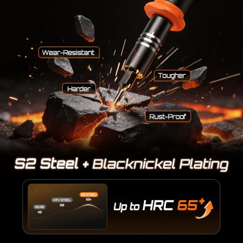 JOREST 55pcs Small Precision Screwdriver Set with Torx T5 T6, Mini Tool Kit - style: 55 in 1 S2