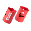 Geinxurn 1-3/8 Inch(35mm) Hole Saw, 2PCS HSS Bi-Metal Hole Saw Kit with Shark Tooth Hole Cutter for Wood,Drywall, PVC Boards and Thin Metal - color: 2 PCS 1-3/8"