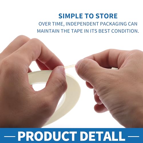 Painters Tape Easy Removal 0.1 Inches x 52.5 Yards White - color: White, size: 0.1 Inches x 52.5 Yards
