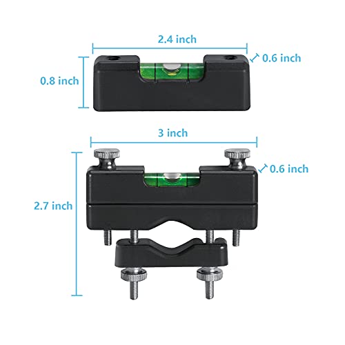 Pridefend Bubble Level, Scope Mounting Kit, Precision Scope Level Bubble Clip and Bubble Levels and Storage Case for Magnetic Universal Leveling Tool