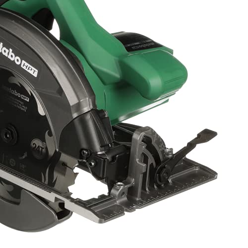 Metabo HPT 7-1/4-Inch Circular Saw Kit | 6,000 Rpm, 15-Amp Motor | Integrated Dust Blower | 24T Premium Framing/Ripping Blade | Single Handed Bevel Adjustment | C7SB3 - style: Metabo HPT C7SB3 Circular Saw