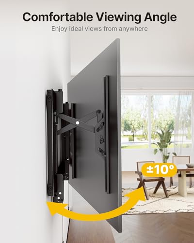 monTEK Heavy Duty Tilting TV Wall Mount Barckt for 37–90" TVs up to 200lbs - size: 37"-90" TV