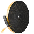 Kikerike Self Adhesive Foam Tape Weatherstrip 1/2In x 1/4In x 16.5Ft High Density Foam Insulation Strips Seal Weather Stripping with Strong Adhesive for Door and Window Sound Isolation Soundproofing - size: 1/2in x 1/4in x 16.5Ft