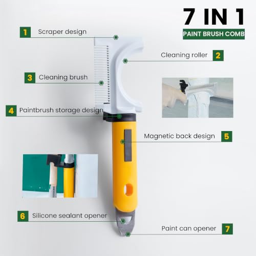 VOOMEY 18 Inch Paint Roller Kit, 1.34m Telescopic Pole for Home Painting - size: 18 Inch paint roller kit(1.34m Telescopic Pole)