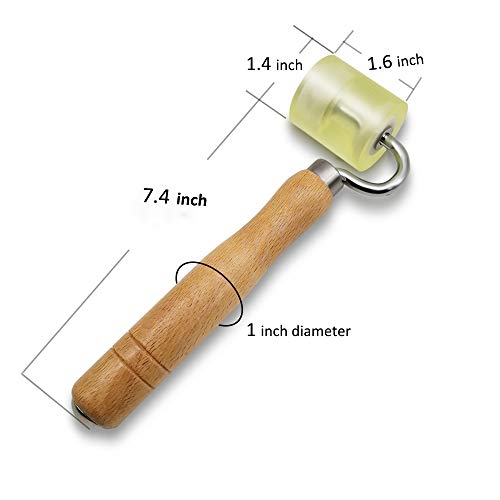tiptopcarbon Wallpaper Tool Kit with Felt Squeegee Seam Roller for Wallpaper Contact Paper Adhesive Vinyl - color: 02 Updated Roller Kit
