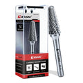 EZARC Tungsten Carbide Rotary Burr Bit, SL-5 Double Cut, 1/4-Inch Shank - style: SL-5