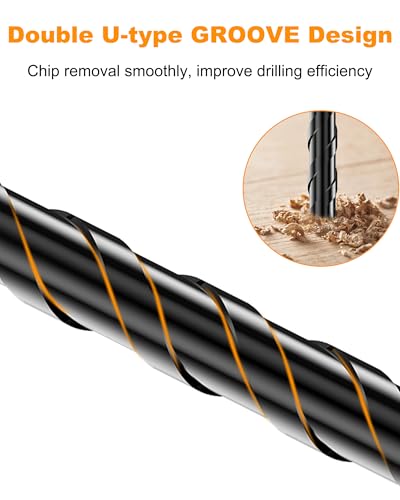 5Pcs Cross-Tip Masonry Drill Bit Set & Concrete Drill Bit Set, 3/16"-1/2" - size: 5 pcs 3/16"-1/2" Masonry Drill Bits