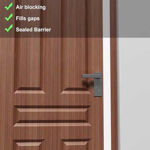 Elvone T-Shaped Weather Stripping Seal, White Silicone, 1.97 in x 20 ft - color: White, size: 20FTX1.97IN