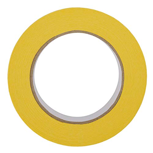 Lichamp 15-Pack Automotive Refinish Masking Tape Yellow 36mm x 55m, Cars Vehicles Auto Body Paint Tape, Automotive Painters Tape Bulk Set 1.4-inch x 180-foot x 5 Rolls - size: 1.42 inches (Pack of 3)