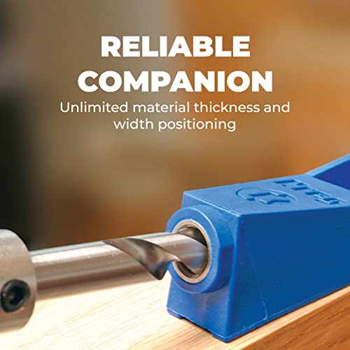 Kreg MKJKIT Mini Jig Kit - Simple, Compact Kreg Pocket-Hole Jig - Create Strong Joints Without Glue - for Tight Spaces & Small Projects - Holiday Home Improvement Gifts for Him