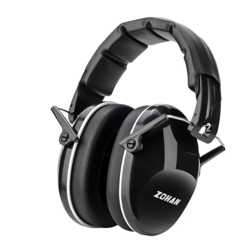 ZOHAN 032 Kids Noise Canceling Headphones - 25dB NRR Kids Ear Protection Earmuffs for School, Monster Jam, Fireworks, Travel, Air Show, Concert, Autism - Black - color: 1pack - Black