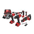 CRAFTSMAN V20 Power Tool Combo Kit, 7-Tool Cordless Power Tool Set with 2 Batteries and Charger (CMCK700D2)